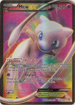 Mew-EX - 120/124 - Full Art Ultra Rare DMG, English Pokemon Dragons Exalted - Image 1