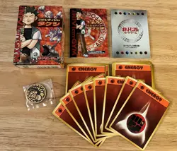 1998 Pokemon Japanese Nivi Gym Brock Theme Deck Box Booklets Coin Energy Cards - Image 1