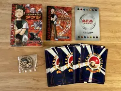 1998 Pokemon Japanese Nivi Gym Brock Theme Deck Box Booklets Coin Energy Cards - Image 2