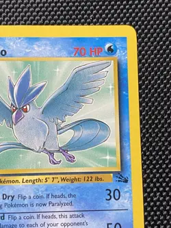 Articuno 17/62 1st Edition Fossil Regular Pokemon Card LP/NM - Image 3