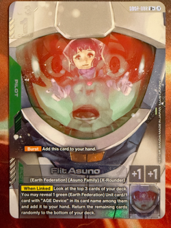 Flit Asuno (R+) GD02-088 - Gundam TCG Card Game - Dual Impact *English - Image 1