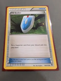 1x VS Seeker 109/119 XY Phantom Forces Pokemon TCG Card NM - Image 1