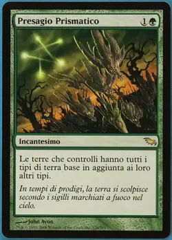 Prismatic Omen Shadowmoor (ITALIAN) NM Green Rare MTG CARD (ID# 180742) ABUGames - Image 1