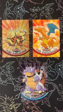 Charizard #06 Topps Series Pokemon Card Black label Blastoise Arcanine Holo Lot - Image 1