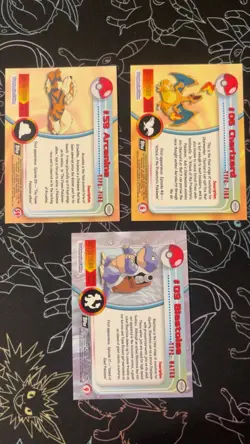 Charizard #06 Topps Series Pokemon Card Black label Blastoise Arcanine Holo Lot - Image 5