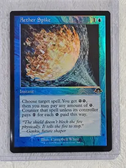 MTG Aether Spike - Retro Frame FOIL - Modern Horizons 3 #398 Magic Card NM - Image 5