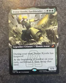 Avatar Kyoshi, Earthbender-Extended Art 0201-Regular Finish-MTG Avatar TLA - Image 1