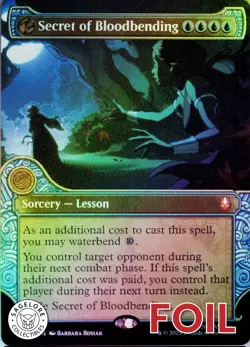 MTG Secret of Bloodbending (Showcase) (337) | NM Foil | Avatar {TLA} - Image 1