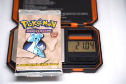 21.04g Pokemon WOTC Fossil Unlimited Booster Pack Vintage Sealed TCG Lapras - Image 1
