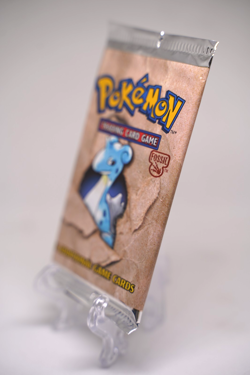 21.04g Pokemon WOTC Fossil Unlimited Booster Pack Vintage Sealed TCG Lapras - Image 4