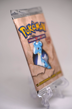 21.04g Pokemon WOTC Fossil Unlimited Booster Pack Vintage Sealed TCG Lapras - Image 5