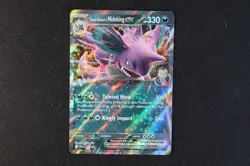 Team Rocket's Nidoking ex 217 Holo Shiny Pokemon Card Black Star Promo NEAR MINT - Image 1