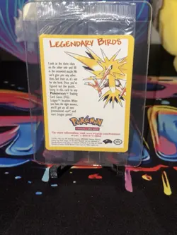 SEALED!!🔥 Pokemon Legendary Birds Moltres Black Star Movie Promo - Image 1