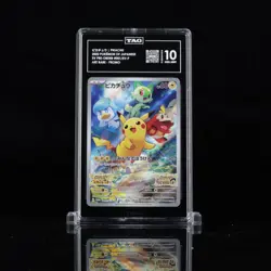 2022 Pokemon Japanese Pre Order Promo Pikachu 001/SV-P TAG 10 Gem Mint - Image 1