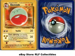 1999 Pokemon, Jungle, #18/64 Electrode, Rare - Image 1