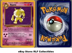 1999 Pokemon, Fossil, #23/62 Hypno, Rare - Image 1