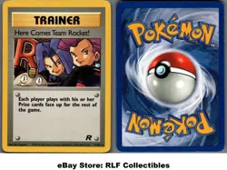2000 Pokemon, Team Rocket, #71/82 Here Comes Team Rocket!, Rare - Image 1