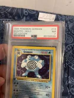 Pokemon TCG PSA 7 Poliwrath (Quappo) #13 1st edition Base GERMAN;FREE SHIPPING!! - Image 4