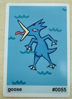 Golduck (Goose) #55 - Gen 1 Pookiemoot Fan Art - Pokemon - FREE SHIPPING!! - Image 1