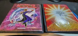 (2) Yu-Gi-Oh! And Kaiba Vintage Trading Card Collection Binders No Cards - Image 1
