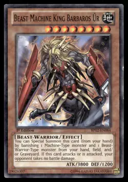 BEAST KING BARBAROS BP02-EN080 BATTLE PACK 2: WAR OF THE GIANTS YU-GI-OH - Image 1