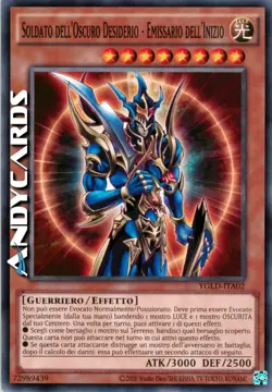 GLORIOSO SOLDATO NERO - EMISSARIO DELL'INIZIO • Comune • YGLD ITA02 • Yu-Gi-Oh! - Image 1