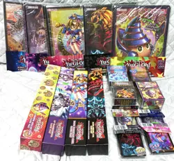 YUGIOH KONAMI 9-POCKET DUELIST PORTFOLIO BINDER SLEEVES DECK BOX PLAYMAT GOD - Image 1