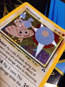 Pokemon TCG Hitmontop Neo Discovery Holo Rare Card 3/75 - Image 2
