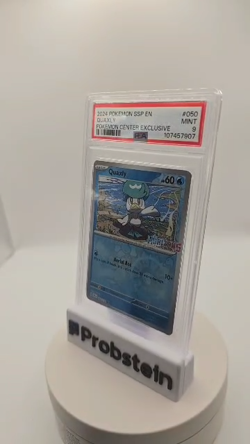 2024 Pokemon TCG SSP En Pokemon Center Exclusive #050 Quaxly PSA 9 MINT - Image 2