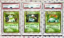 PSA 10 Bulbasaur Ivysaur Venusaur Set 003/032 CLF Pokemon Classic Sequential - Image 1
