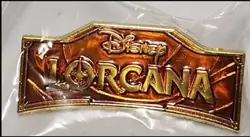 Disney Lorcana League Promo Pin Orange Shimmering Skies New PROMO RARE - Image 1