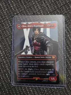 Clive, Ifrit's Dominant (Borderless) (Surge Foil) (0530) Final Fantasy Foil - Image 1