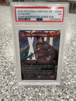 Clive, Ifrit's Dominant (Borderless) (Surge Foil) (0530) Final Fantasy Foil - Image 3