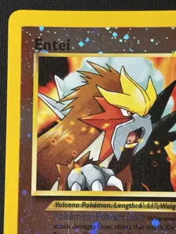 Pokemon Entei WOTC Black Star Promo 34 Reverse Holo (LP - EXCELLENT) - Image 3