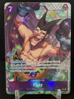 Foxy OP07-071 English One Piece 500 Years in the Future Alternate Art NM+ - Image 1
