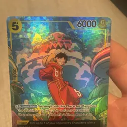 One Piece Monkey.D.Luffy OP07-109 Treasure Rare - Two Legends (OP08) - Image 3