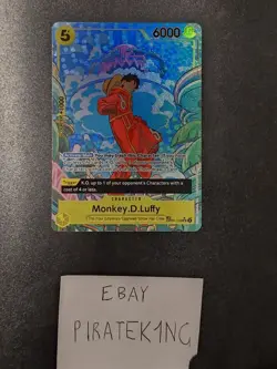 One Piece Monkey.D.Luffy OP07-109 Treasure Rare - Two Legends (OP08) - Image 1