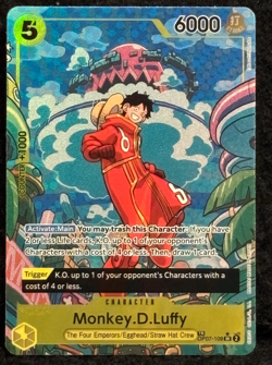 Monkey.D.Luffy (TR) OP07-109 Two Legends Foil One Piece TCG Treasure Rare - Image 1