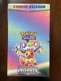 Pokemon TCG Prismatic Evolutions Booster Bundle x1 SEALED Display Case - Image 1