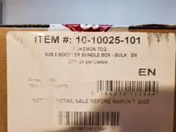 Pokemon TCG Prismatic Evolutions 25 BOX BOOSTER BUNDLE CASE Factory Sealed - Image 3