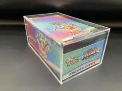 Pokemon TCG Prismatic Evolutions Booster Bundle Display SEALED w/Acrylic Case - Image 1