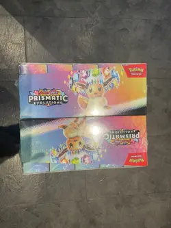 Pokemon TCG Prismatic Evolutions Booster Bundle Sealed Display Case x2 - Image 2