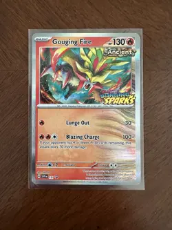 Gouging Fire SVP151 Pre Release Promo Surging Sparks Pokemon TCG NM - Image 1