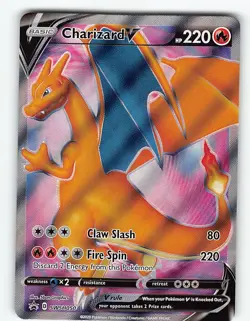 CHARIZARD V SWSH050 PROMO SWSH BLACK STAR POKEMON NM - Image 2