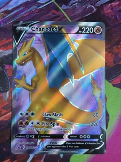 Charizard V - SWSH050 - Full Art - SWSH Black Star Promo - Pokemon Card - NM - Image 1