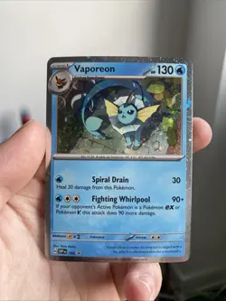 Vaporeon - 168 (Cosmos Holo) 168 Sv: Scarlet & Violet Promo Cards Holo - Image 1