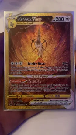 POKEMON TCG - CROWN ZENITH GALARIAN GALLERY - ARCEUS VSTAR GG70/GG70 - Image 1