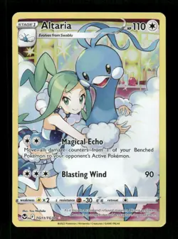 Pokemon Altaria Ultra Rare SWSH12: Silver Tempest Trainer Gallery TG11/TG30 NM - Image 1