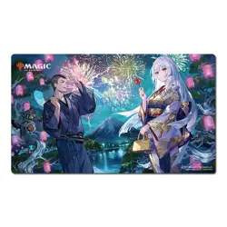 Wandering Emperor's Summer Festival Table Playmat MTG TCG CCG Card Game Play Mat - Image 1