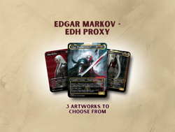Edgar Markov - Custom Magic: The Gathering Card - Image 1